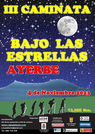 Image CARTEL III CAMINATA NOCTURNA 2023
