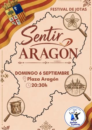 Imagen Festival de Jotas "Sentir Aragón" con la Agrupación Folk Santa Leticia