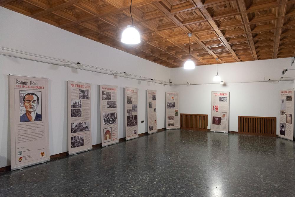 Imagen: Sala de exposiciones de Ayerbe